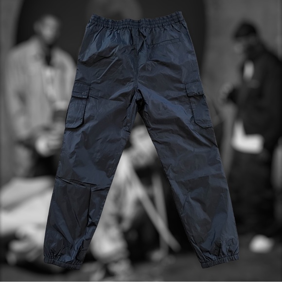 WuWear Cargo Nylon Black Pants M - Picture 2 of 6